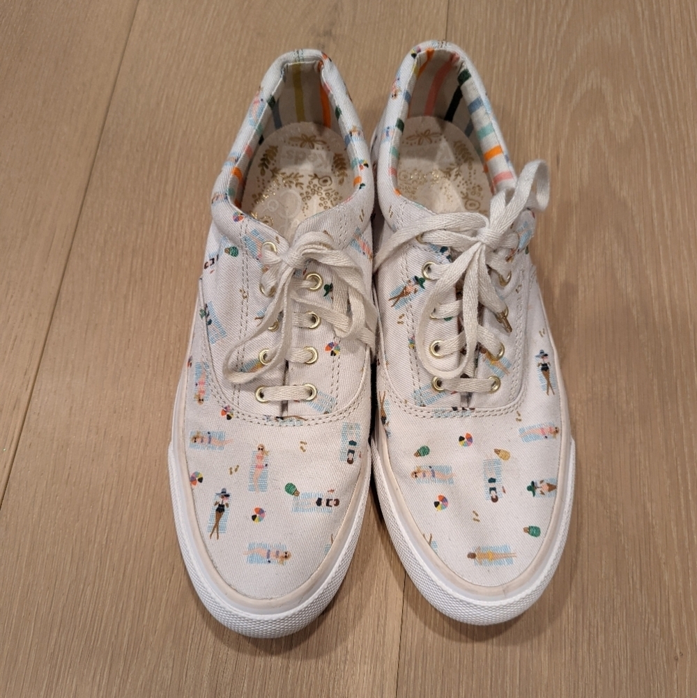Rifle Paper Co. X Keds cute beach print shoes